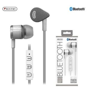 Sentry BT120 Wireless Bluetooth Earbuds W/ Mic White